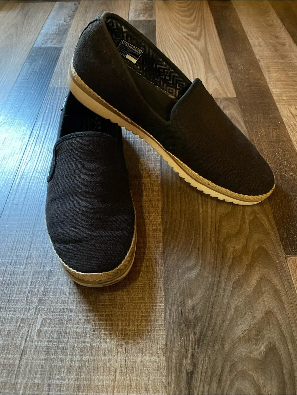 BOBS from Skechers Women's Black Slip-On Espadrilles